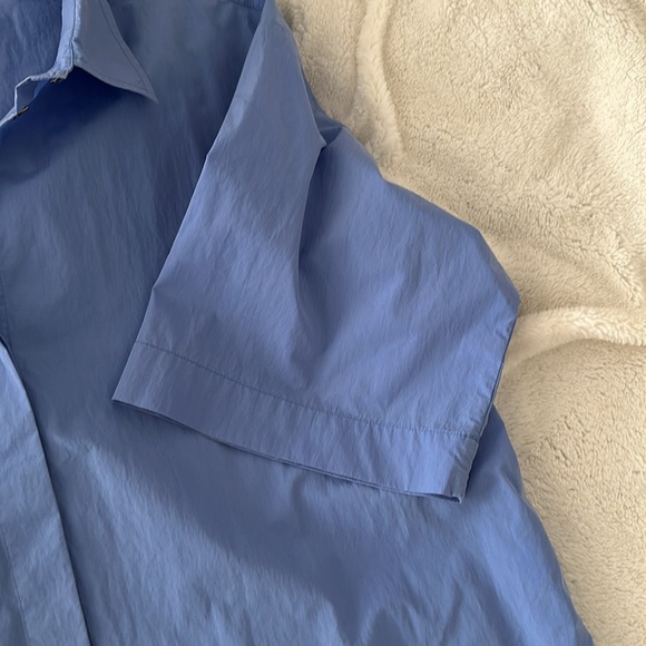 CO Essentials Blue Button-Up Shirt - Size L - Picture 4 of 9